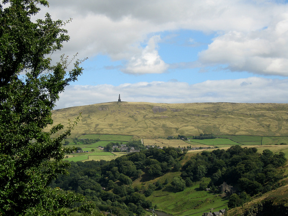 Stoodley Pike from Cross Stone