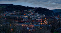 Evening Comes to Hebden Bridge - December