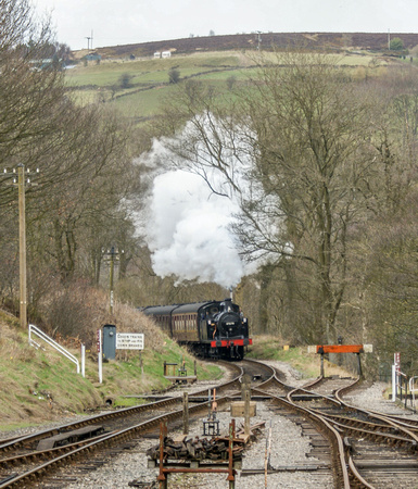 Approaching Oxenhope Station