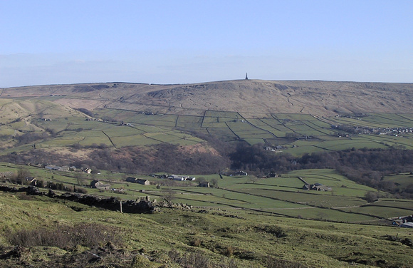 Stoodley Pike from Higher Eastwood