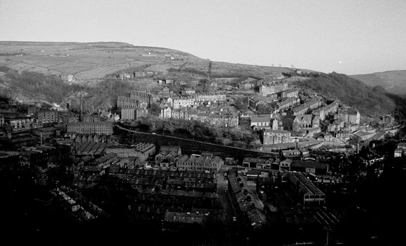 Hebden Bridge from Heptonstall Road