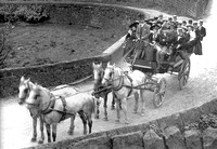 Wagonette at Lodge, Hardcastle Crags